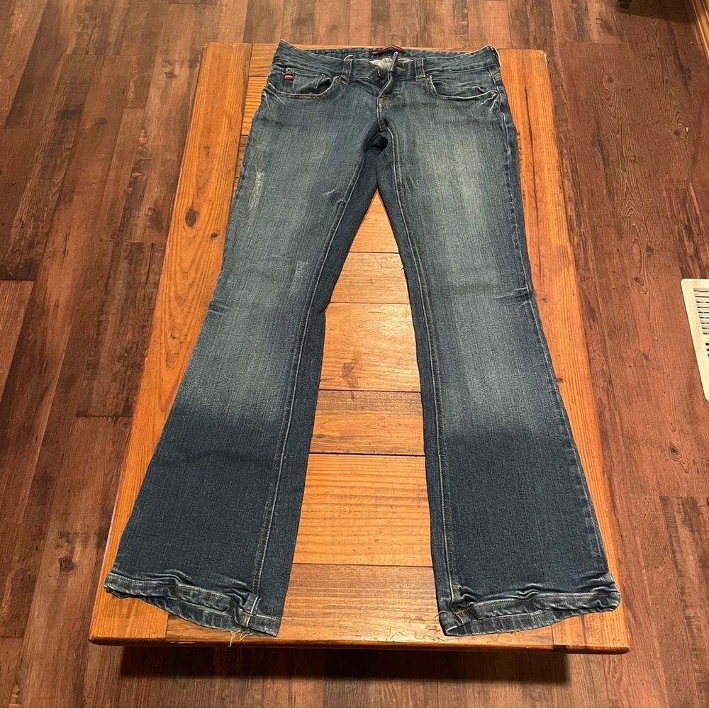 BCBG low waisted wide leg jeans 4